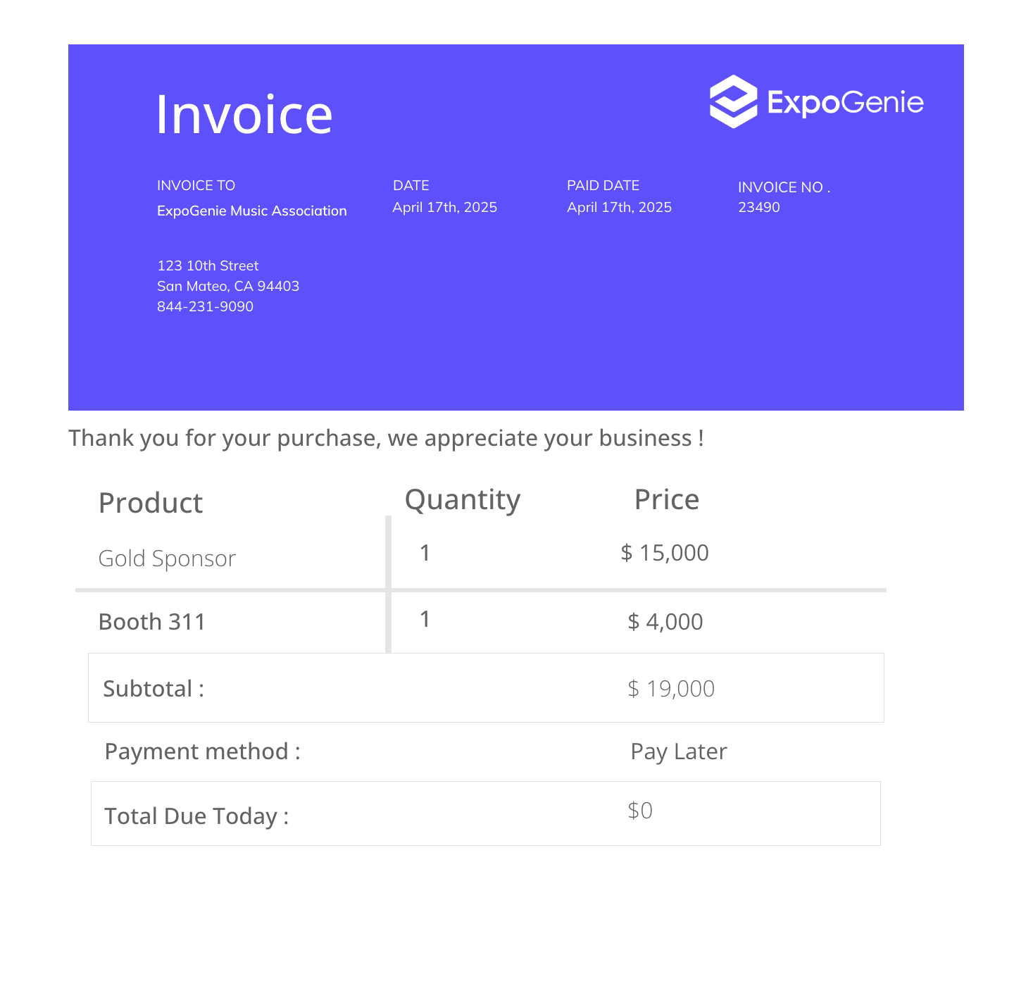 Invoices & Billing
