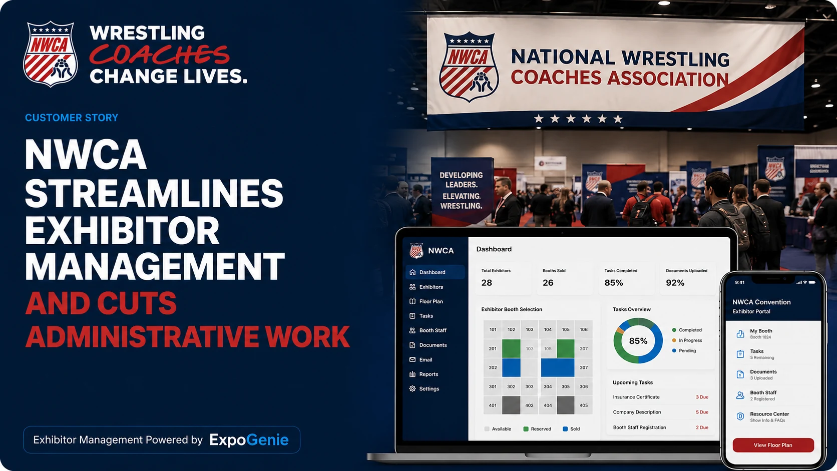 Coaches at an NWCA Annual Convention session