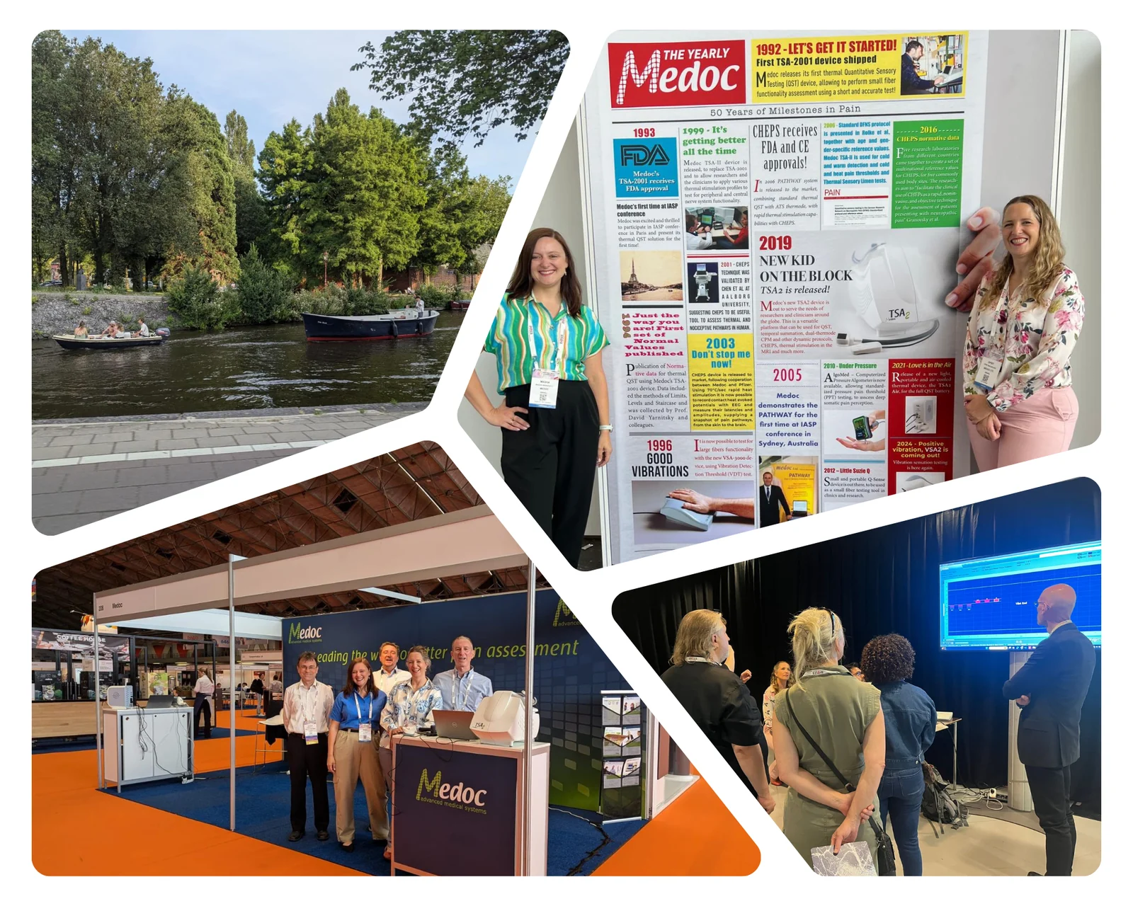 International Association of Pain Management Exhibitor booths at the IASP World Congress on Pain